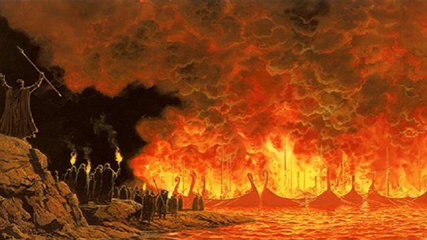 سليمان بن عبد الملك يغرّم طارق بن زياد بثمن السفن التي أحرقها على شواطئ الأندلس