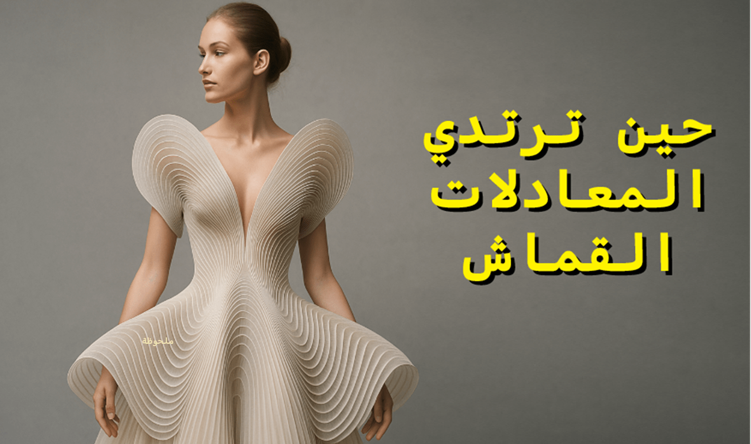 حين ترتدي المعادلات القماش