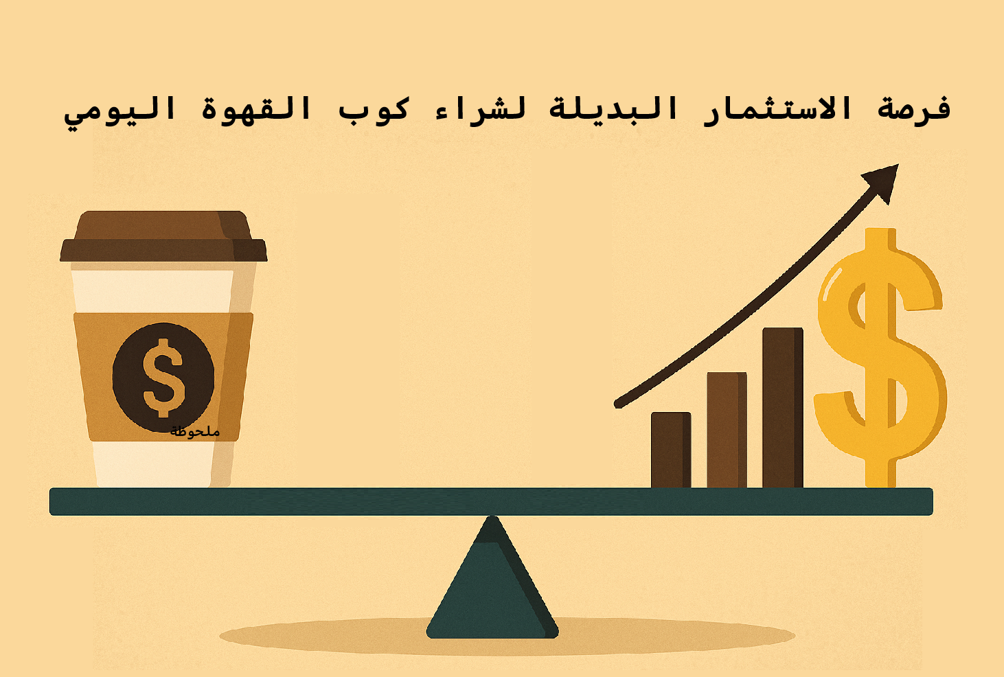 فرصة الاستثمار البديلة لشراء كوب القهوة اليومي