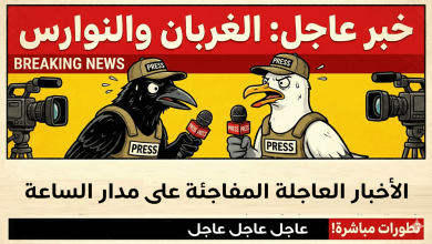 خبر عاجل جريدة الغربان والنوارس